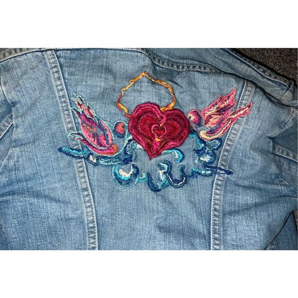 1970s Wrangler Art Denim Jacket, Western, Hippie vintage sz 32 (xs or s) - Picture 10 of 10